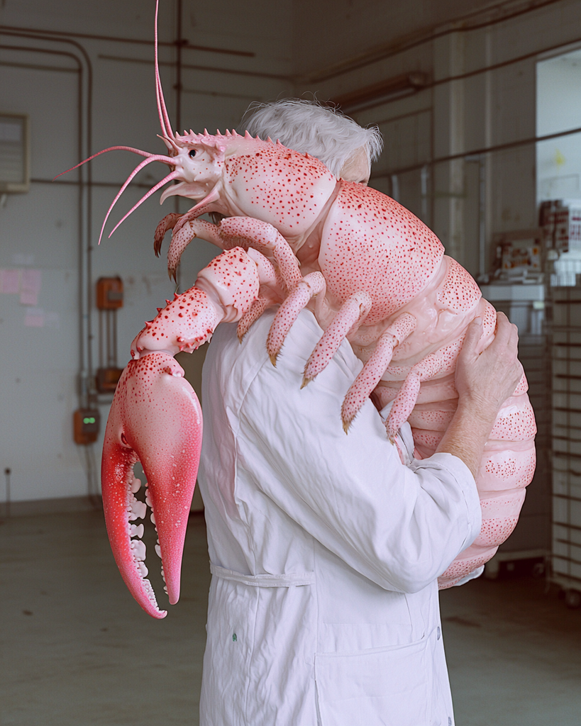 🦞 Meet the Crimson Clawkster: A Creepy-Cute Lobster Hybrid from DR AlbinOH! UnicOH!lab! 🦞