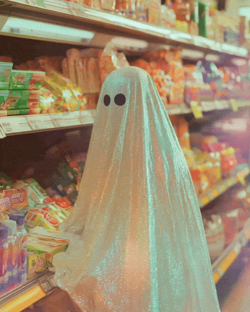 👻✨ GHOSTED & GLITTERED – A Haunted Milajki Art Print Series