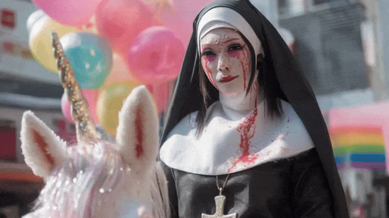 RainbOH!w Procession: Vol.1 – The Nuns Limited Edition Art Prints by The Creative AI Whisperer