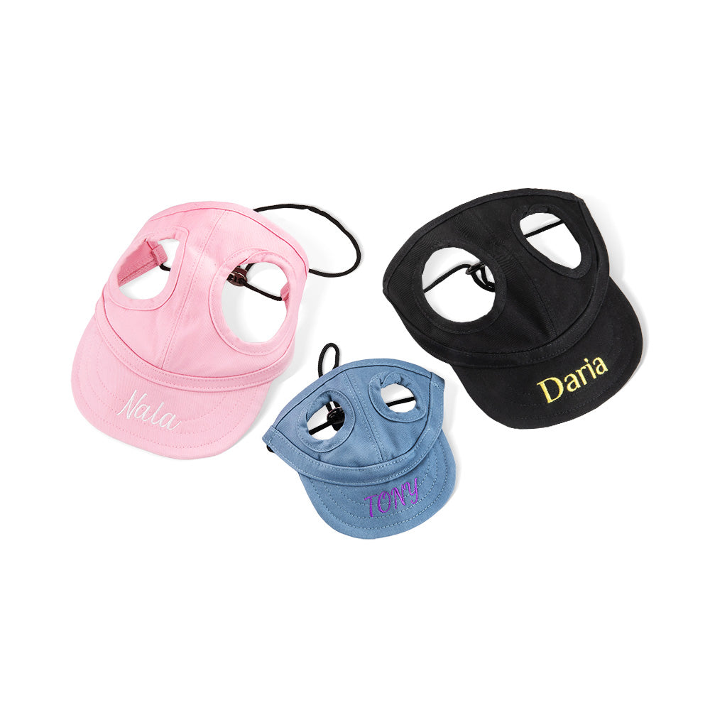 Personalized Embroidery Name Dog Hat