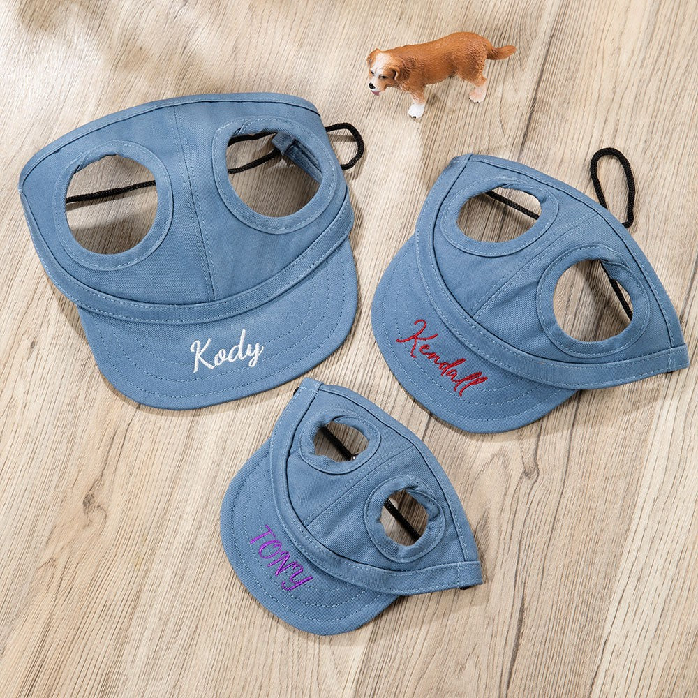 Personalized Embroidery Name Dog Hat