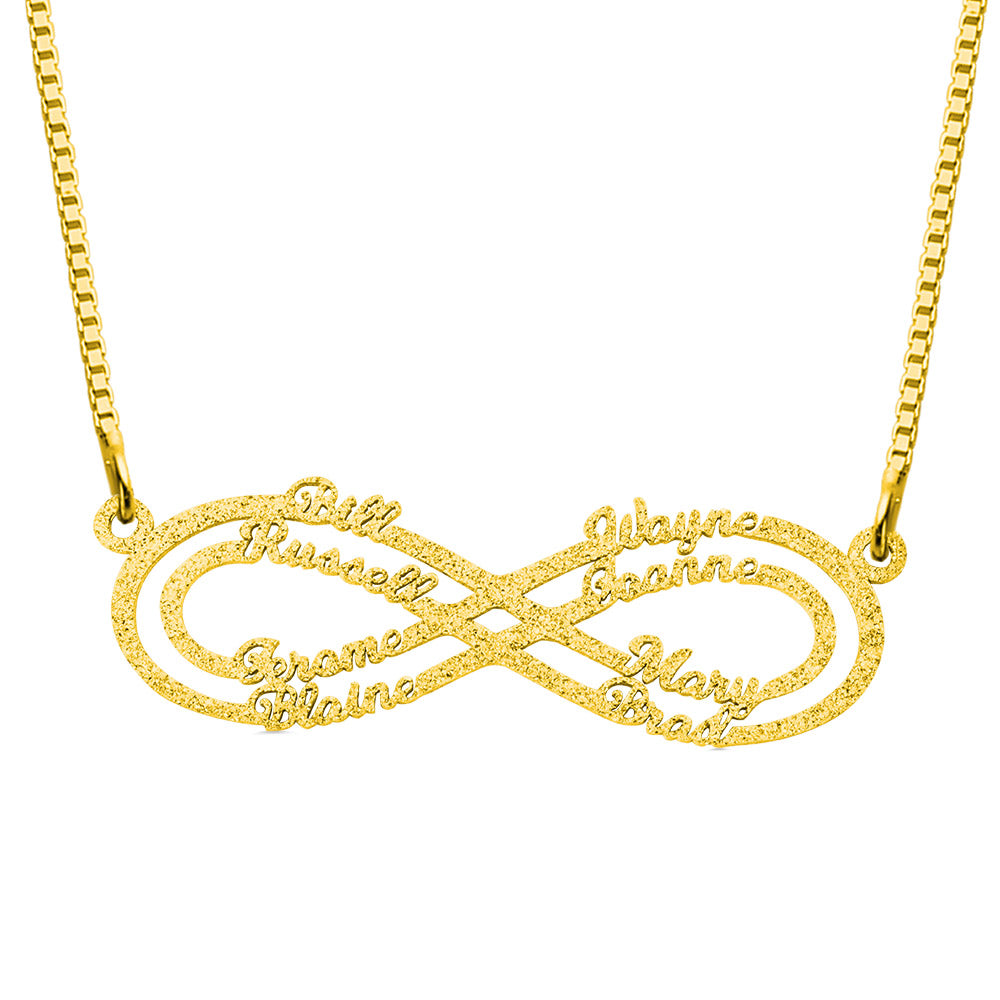 OH! Personalized Infinity 8 Name Necklace - Stainless Steel